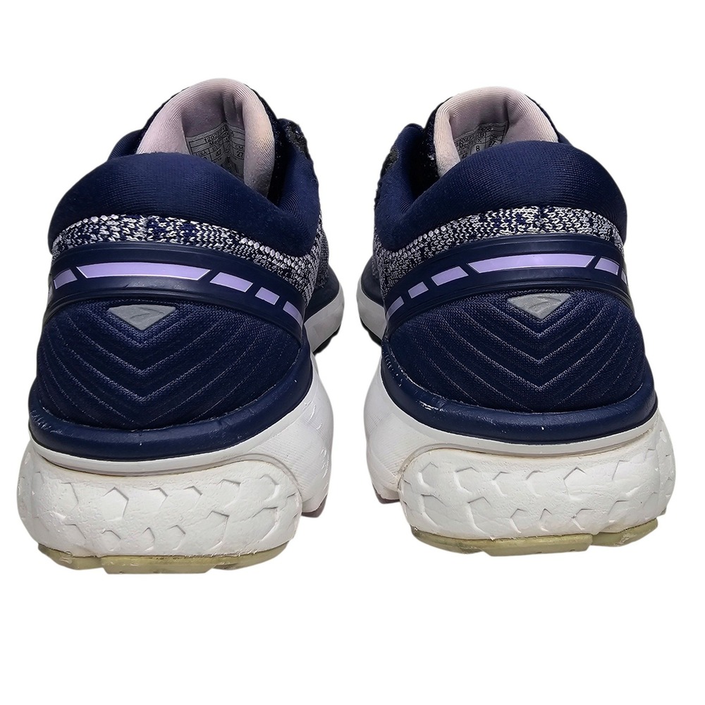 Brooks Ghost 11 Women Size 10 Navy Purple Running Shoes Low Top Sneaker - Picture 10 of 12